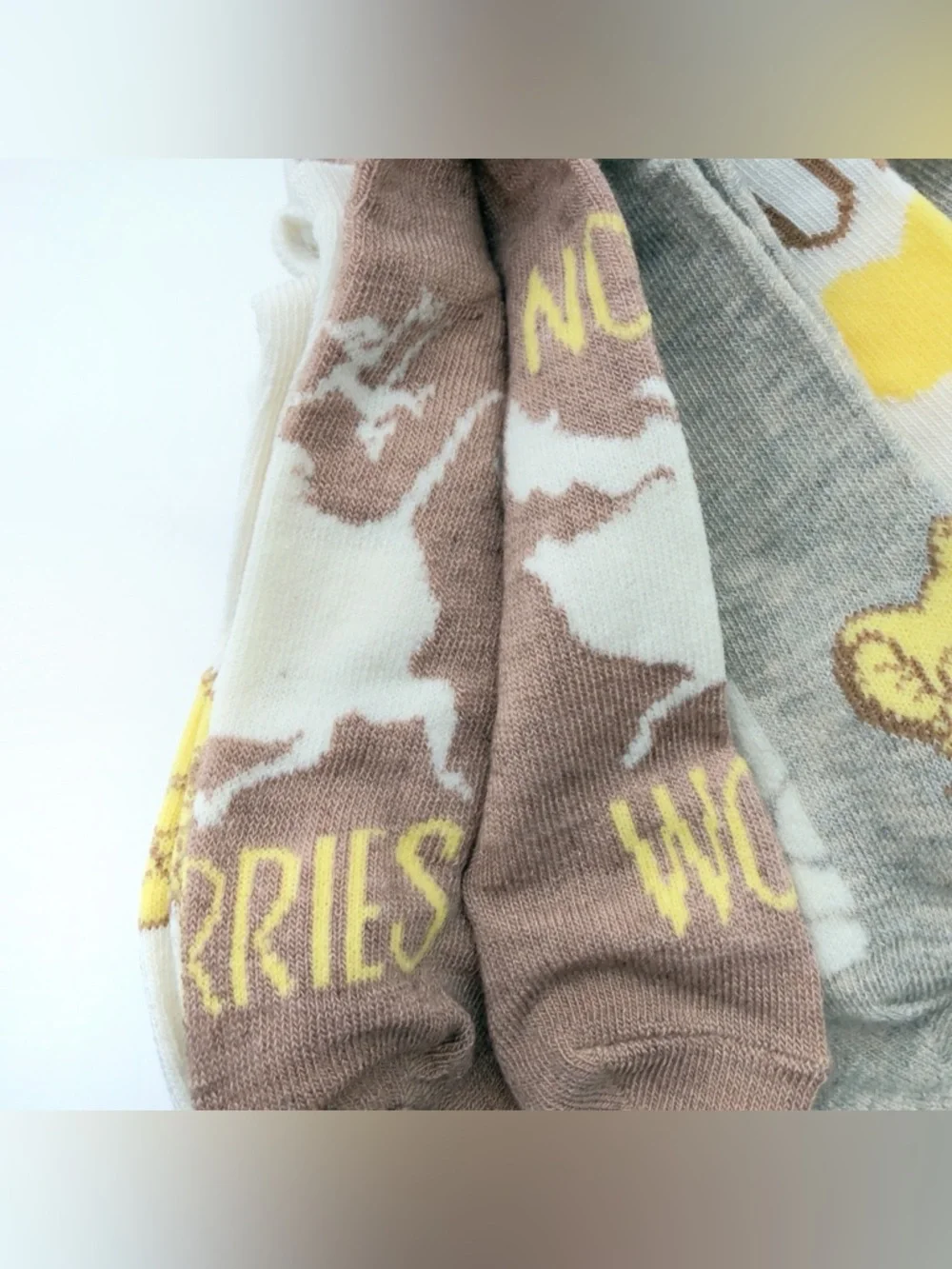 Disney The Lion King Women’s No Show Socks Simba Timon and Pumba Animal Print